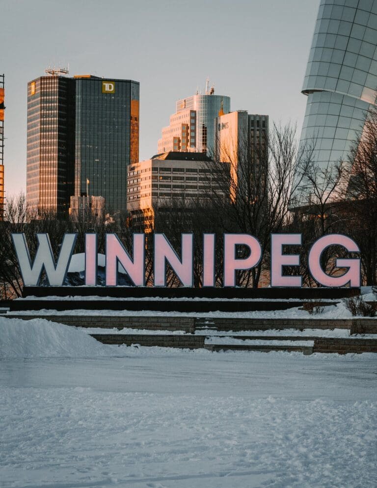 Downtown buildings in Winnipeg